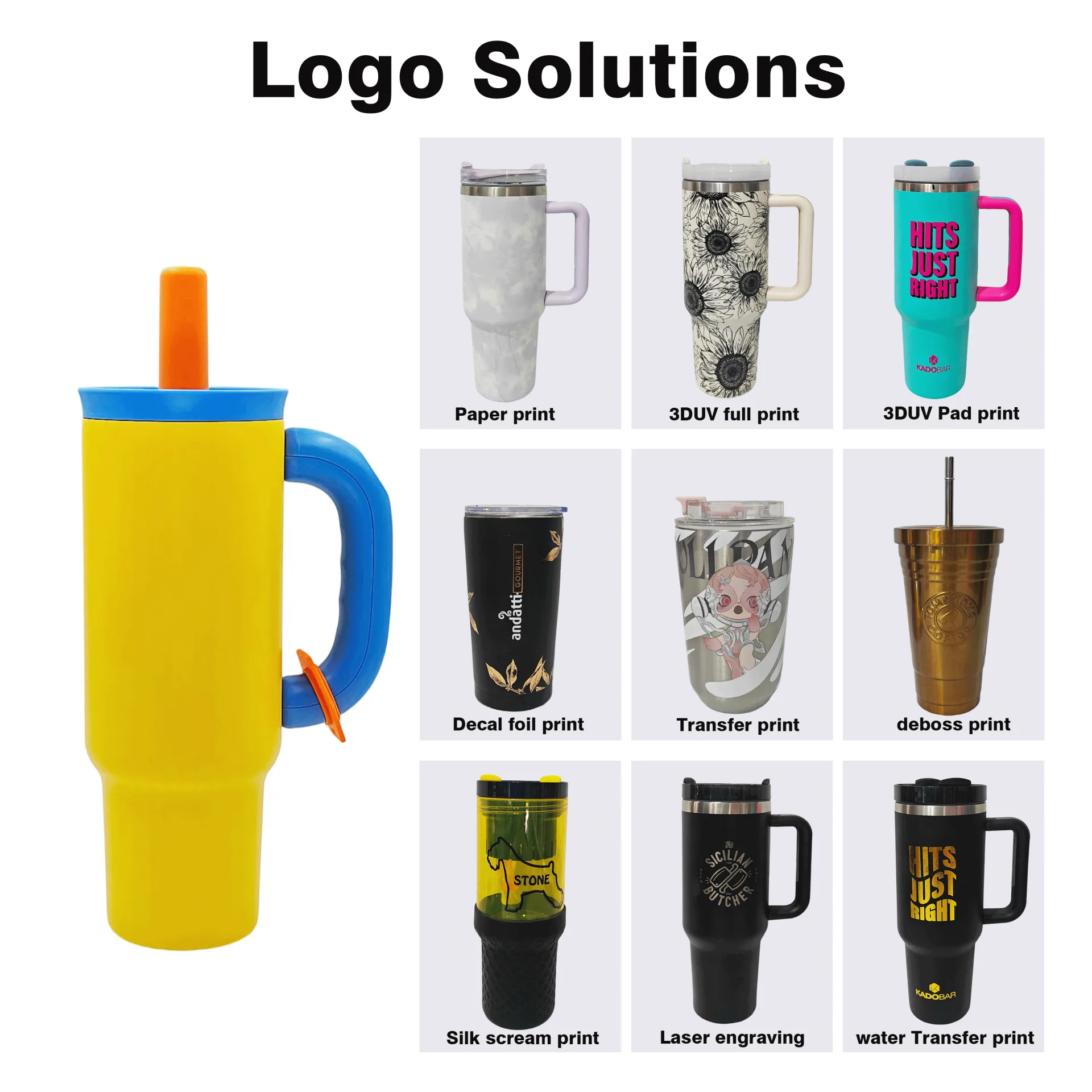 DT4009--400z handle tumbler