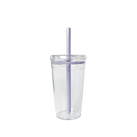 DT4505 DT7001- single wall plastic tumbler with bow