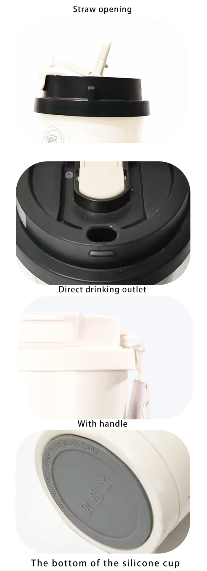 DT5008-500ml Double-drinking handle cup