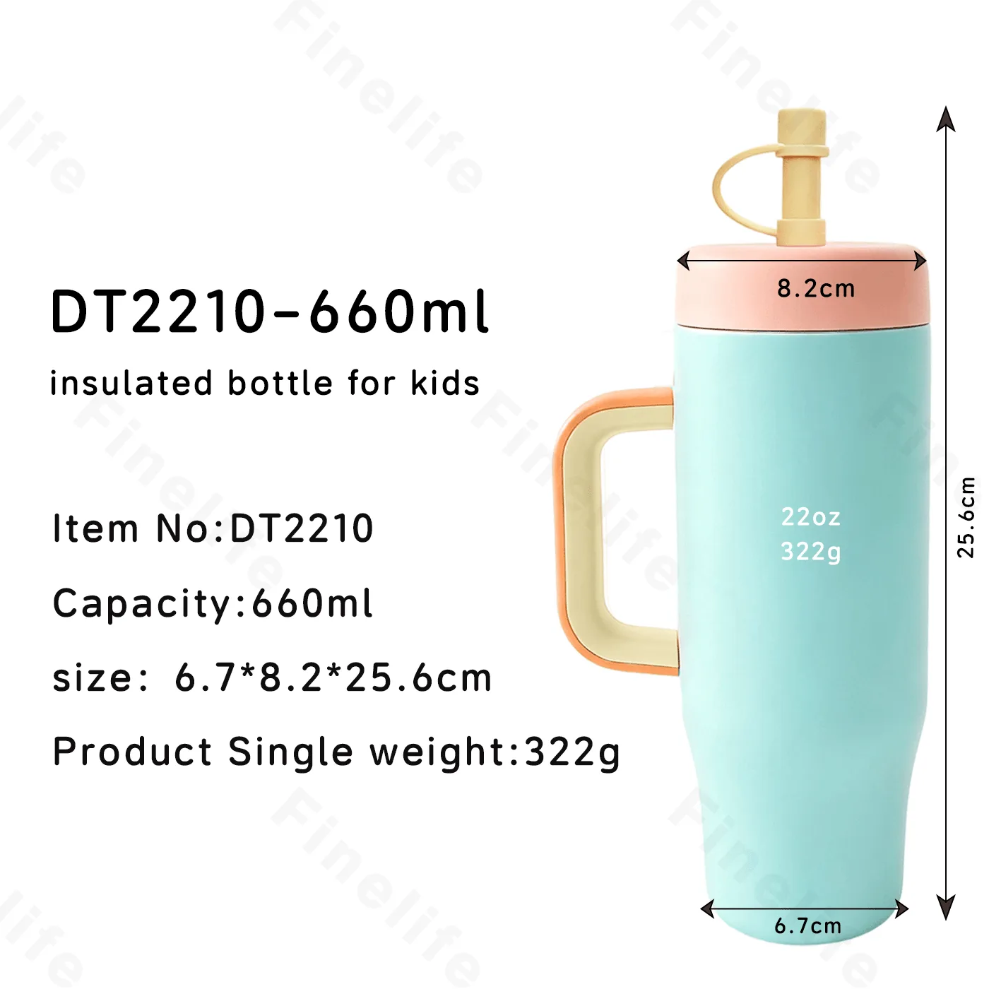 DT1810 DT2210- Kids Insulated Water Bottle