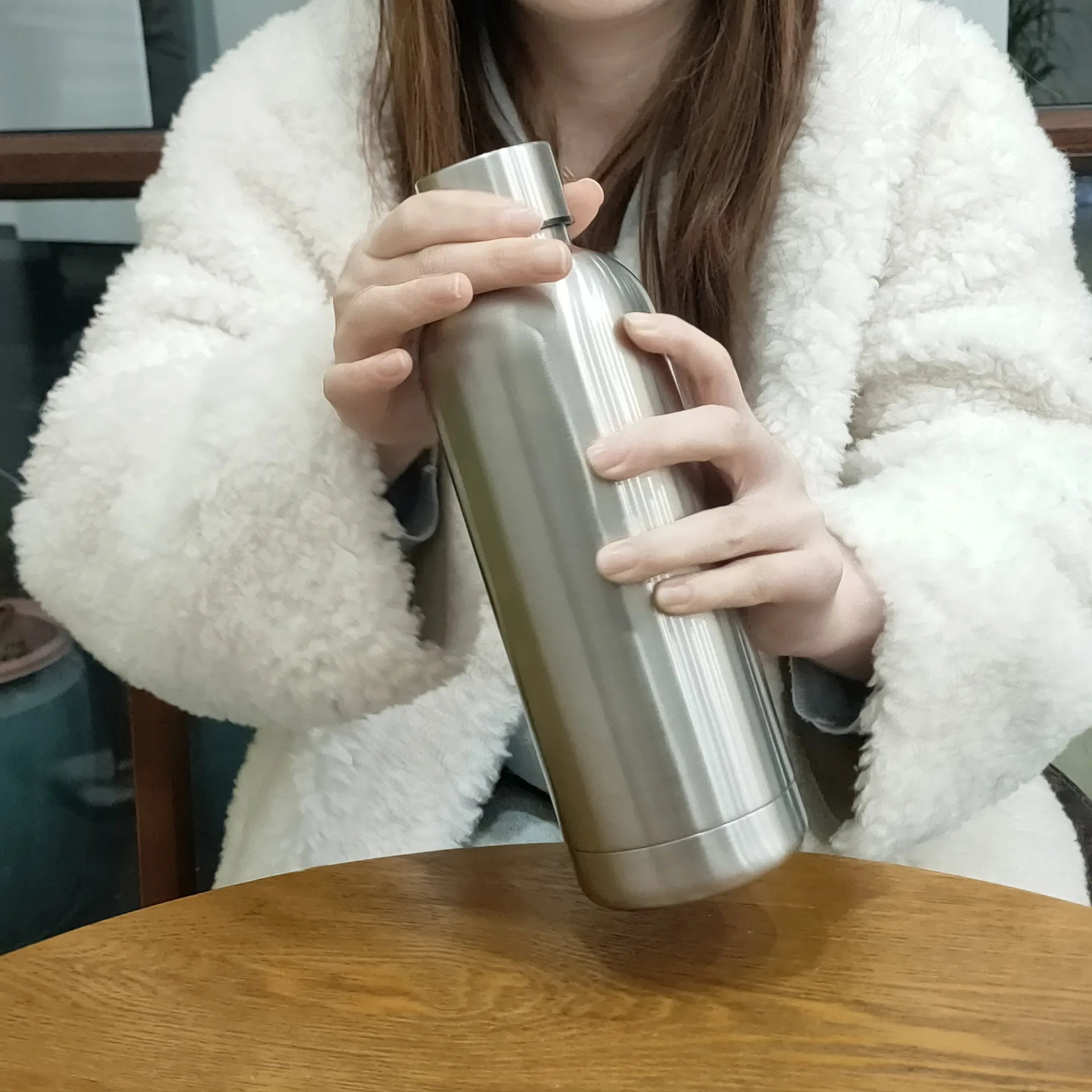 DT7504--750ml Double Wall 304 SS Rubber Paint Small Mouth Insulated Bottle
