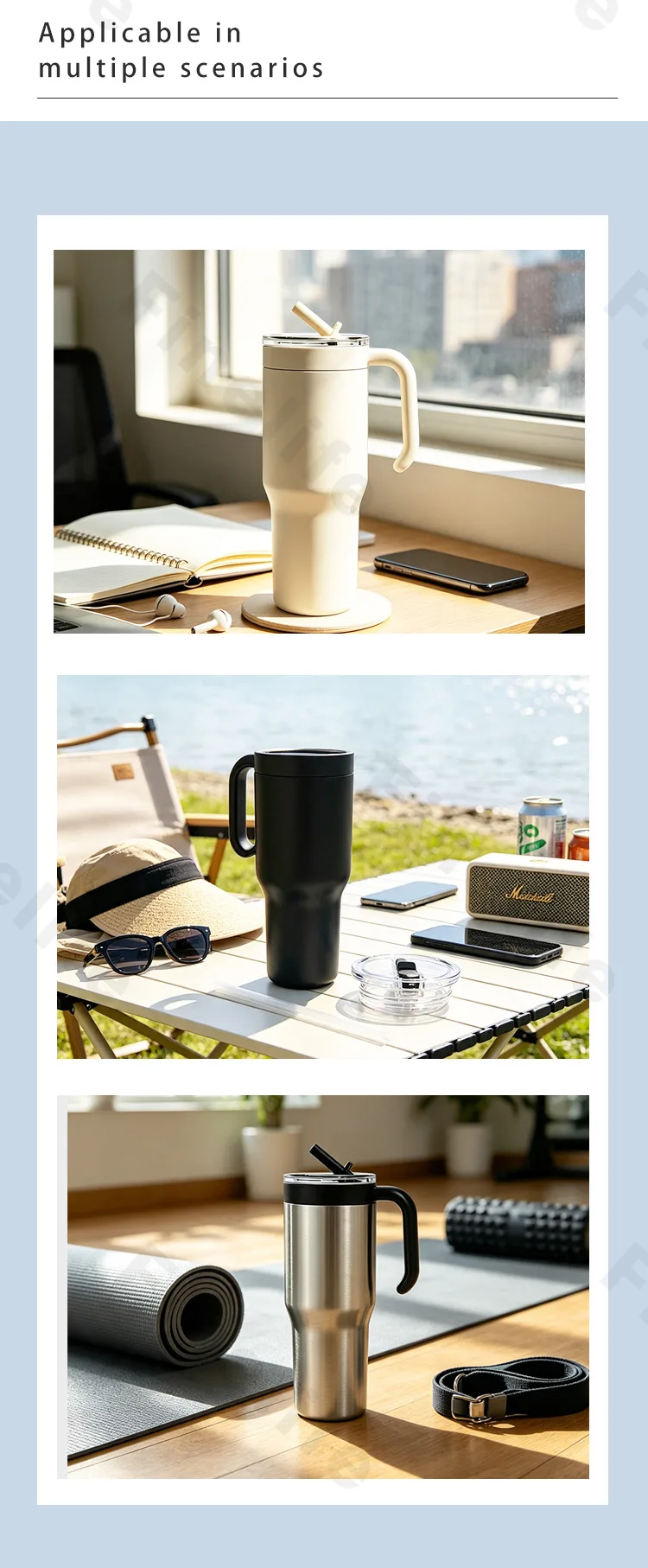 DT4027-40oz stainless steel vacuum Tumbler
