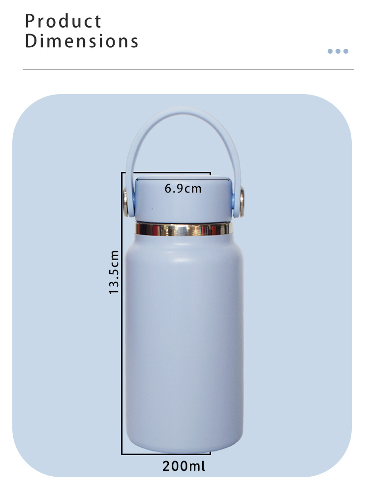 DT2002- Mini Stainless Steel Handheld Sports Water Bottle